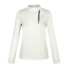 핑골프웨어 KQF 121D3TR151_WH 여성 배색 러플 반목 긴팔 티셔츠 2793842