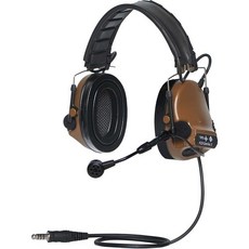 FMATAL GEAR x FCS NRR 26dB Comta 3 전술 헤드셋 청력 보호 통신(CB)을 위한 디지털 소음 감소 귀마개, CB