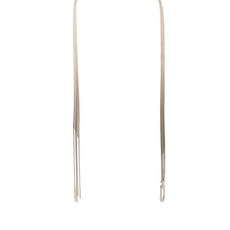 구찌 중고 2000-2015 스털링 실버 멀티스트랜드 래리어트 네크리스