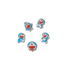 크록스 정품 지비츠 10016188 도라에몽 5팩 세트