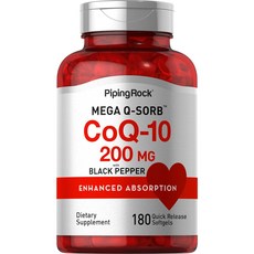 파이핑락 코큐10 200mg 소프트젤, 180정, 1개