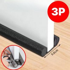 2DRAGON 방문 틈새막이_ 그레이, 3개