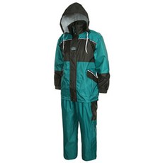 도롱이 오토바이 우의 상하의세트 AJ-2003, 다크그린