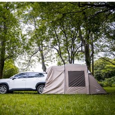 OutdoorBase 沙丘車尾帳 豆灰色, 豆灰色-OB22437