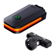 RAVEMEN CL01 PRO 자전거 후미등, 1개, 검은색