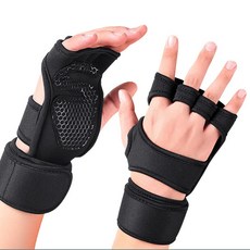 헬스장갑 4구 여성용 남성용 3사이즈 턱걸이 철봉 손목보호, 1개