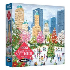 RoseArt - 소프트 터치 - 딸기 도둑 - 성인용 1000피스 직소 퍼즐, New York Christmas