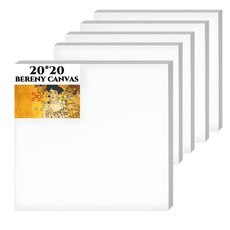 Verni Art 棉布畫布 美術畫板 20 x 20 cm, 5個