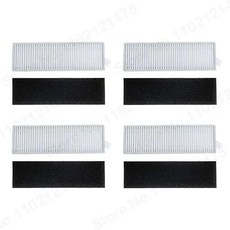 로봇 진공청소기 필수 걸레 천 프레임 예비 부품 브래킷, 6. Filter 4PCS, 기본
