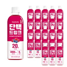 헤이바디 단백드링크, 330ml, 24개