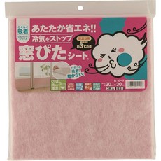 Watanabe Industry 와타나베공업 냉기 차단 창문 시트 30x30cm 3매입 로즈