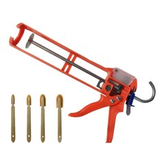 실리콘 나이프건 + 실리콘 고무헤라 대, 1세트