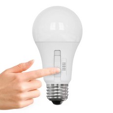 可調色溫LED燈泡 節能省電 滑動調節 適用多種燈具, 三色, 1箱