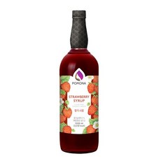 포모나 딸기 시럽 1000ml, 1개, 1L