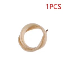 1 행크 바이올린 활 말 털 유니버설 바이올린 활 말털 노란색 + 흰색 천연 현악기 바이올린 부품 액세서리, 01 1pcs