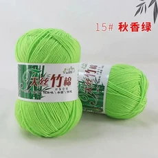 Tiansi 대나무 면사 숯 후크 바늘 스레드 니트릴 짠 DIY 직조 재료, 28 15