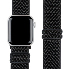 모할랩 애플워치 호환 스포츠 나일론 스트랩, 02 블랙