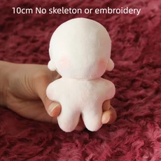 DIY 자수용 블랭크 무자수 면 인형 옷 입히기 블랭크 면 인형 일반형 뚱뚱한 DIY 인형 소녀 선물, 06 style A