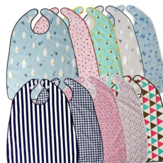 루체트리 더해피 성인용 버튼형 턱받이 위생 방수 실버 앞치마 식사용, 성인턱받이 버튼형, 블랙 스트라이프