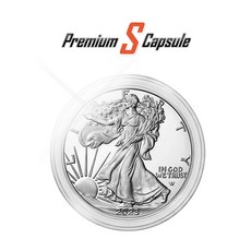 이글 캥거루 캡슐 40.6mm 1oz Silver Coin Capsules Eagle Kangaroo, 투명