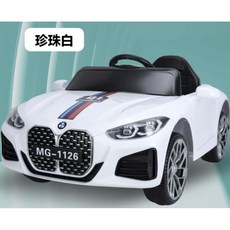 8585童車]台中實體店.組好出貨.手機可遙控.保固一年 配皮椅 具搖擺功能.雙驅動.緩起步.兒童電動車.小朋友電動車, 1個, 珍珠白, 珍珠白