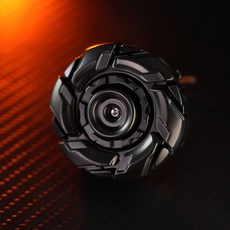 청춘의 열정이 담긴 카바메탈 오픈형 케이스 핑거 스핀, 1개, black