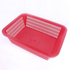 슈마켓 대원산업 깊은 사각 소쿠리 小호 (특) 레드 채반_258595GF