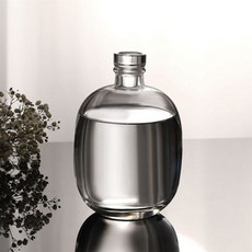 메가디자인 양주 밀폐 유리 술병 250ml 휴대용위스키병