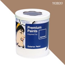 노루페인트 팬톤 실외 벽면 저광 페인트, 17-1322 Burro, 1L, 1개