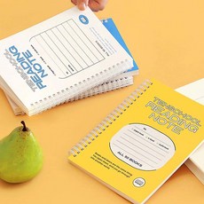 꿈꾸는비 텐스쿨 독서기록장 50권 독서과제, 화이트