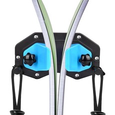 Hikeen 스키 벽 마운트 스노우보드 벽 마운트 차고 정리함 시스템용 벽걸이 스키 보관 랙 모든 스키/스노보드 디스플레이에 적합(1팩), Hikeen 스키 벽 마운트, 스노우보드 벽 마운트,