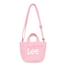 매장정품 리 LEE 트위치 로고 코튼 미니 크로스백 핑크 LE2401BG18PI 656985