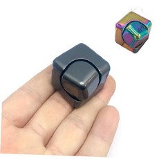 성인 집중력 향상 손놀림 스트레스 해소 회전 조작 금속 재질 무한 반복 감각, 1개, 1피젯다이스-그레이