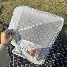 摺疊網紗食物罩 防蟲防塵野餐蓋菜罩, 1個