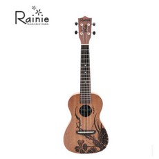 Rainie 23吋桃花心木烏克麗麗 雷射雕刻款, 1個