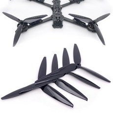 4PCS YSIDO YSProp 7040 1050 Mark4 7 인치 APEX 8in 10in V2 FPV RC 드론 용 3 블레이드 프로펠러 폴리 카, 04 7040 Red