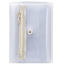 잇쇼니 PVC 카드 파일, R클리어 베이지, 1단