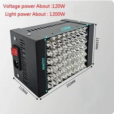 LED UV 자외선 경화 램프 310nm 395nm 254nm 바니시 페인트 코팅 접착제 에이전트 수지 솔더 회로 기판 잉, 02 AU Plug, 02 405nm, 1