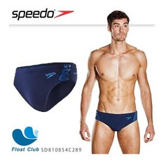 SPEEDO 男款運動三角泳褲 Boom Splice 7cm 藍 SD810854C289