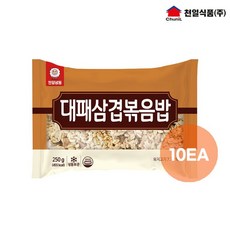 [천일식품] 대패삼겹볶음밥250g 10봉, 10개, 250g