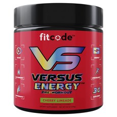 EVLUTION Nutrition Fitcode Versus 에너지 체리 라임에이드, 1개, 249g, 1개