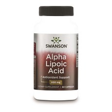 Swanson 斯旺森 α-硫辛酸膠囊 600mg, 60顆, 1罐