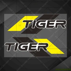 트라이엄프 타이거 스티커 오토바이 800 1200 스포츠 660 900 탱크 데칼 엠블럼, 08 오렌지