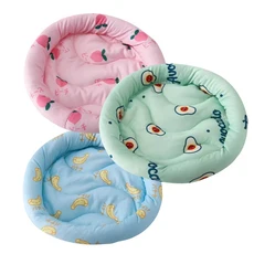 倉鼠冰絲涼墊 舒適透氣, 粉桃子, 1個