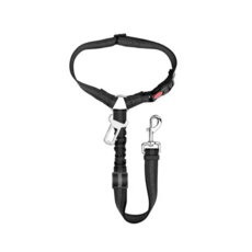 허그마이펫 강아지 안전벨트 차량용 충격흡수, 1개, 블랙