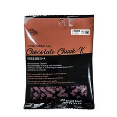 모카앤초코 다크초코청크-K, 1개, 100g