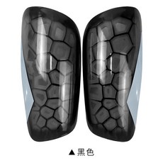 客製化足球護腿板 成人兒童插片式護脛 訓練比賽防摔緩震護具, 1個, 黑色（M）