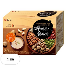 담터 호두 아몬드 율무차, 18g, 30개입, 4개