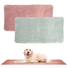 슈베스 펫 타올 소형 40x60cm / 강아지 수건 애견 타월, 소형 연핑크 2장