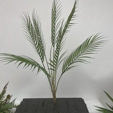 高仿真綠植蕨草綠色蕨類植物腎蕨熱帶雨林軟膠櫥窗景觀造景裝飾, 7葉散尾樹, 1個